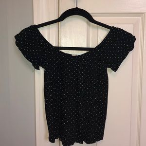 Black and white Polka dots